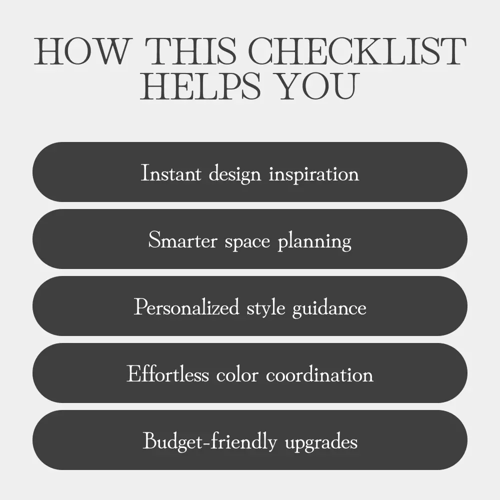 AI-Powered Bathroom Makeover Checklist | Digital Download for Home Decor Lovers | Step-by-Step Guide on How to Use AI for Bathroom Design Ideas | Modern Interior Inspiration Printable