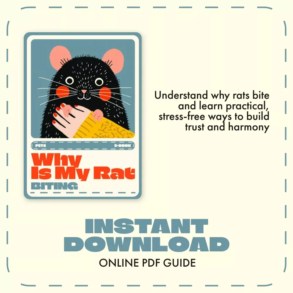Why Is My Rat Biting | Understanding Pet Rat Behavior & Biting Solutions | Rat Care Ebook Guide for Owners