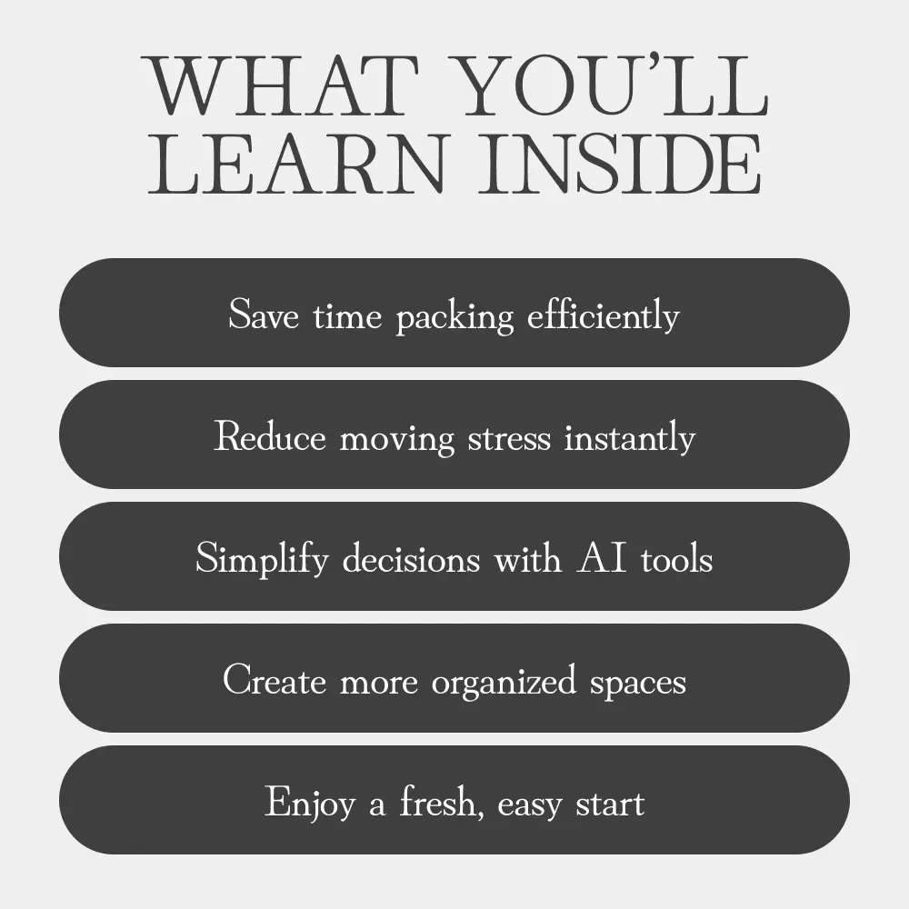 Decluttering Before You Move Out | Printable Digital Guide for a Stress-Free Move | Best Way to Declutter Before Moving