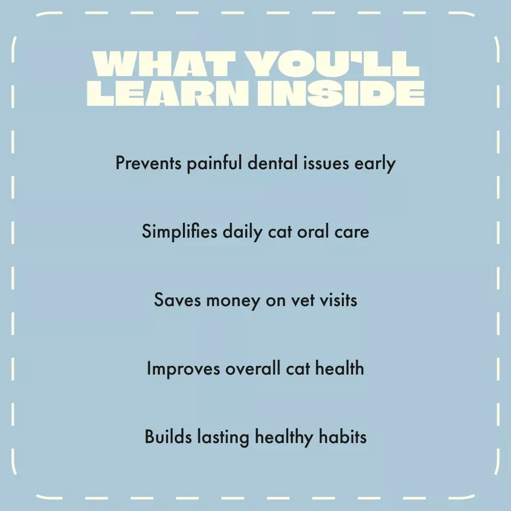 Dental Care for Cats | Feline Oral Health eBook | Cat Teeth Cleaning Guide | Digital Download for Pet Owners & Cat Lovers
