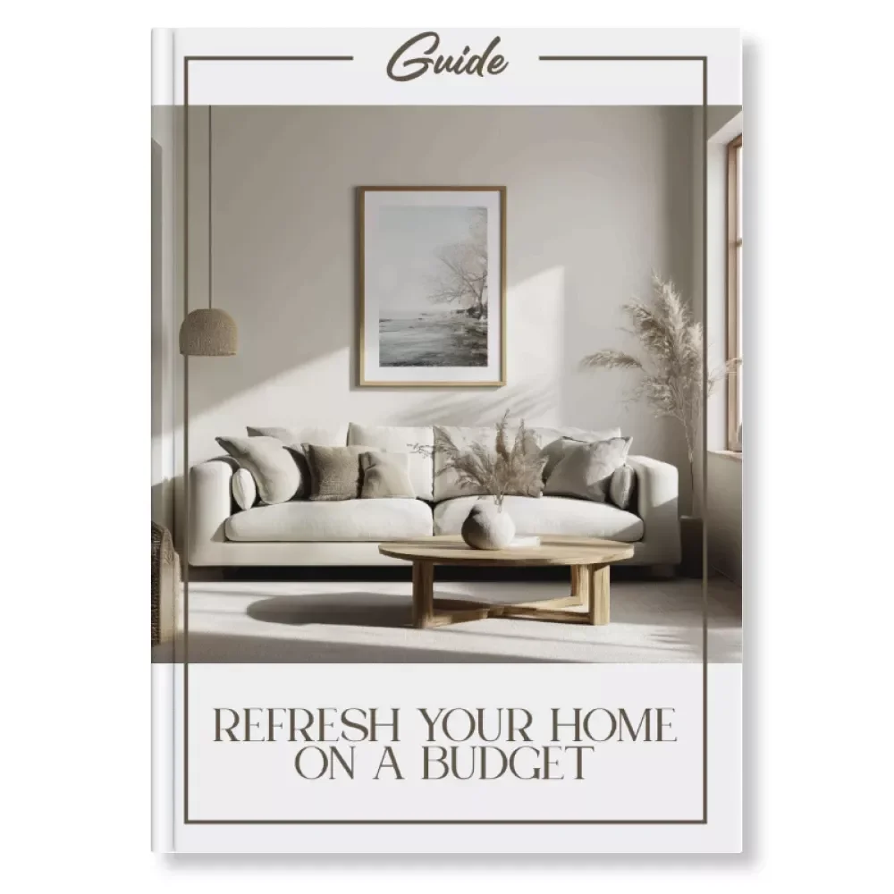Refresh Your Home on a Budget | Printable Guide to Affordable Home Makeovers | How to Refresh Your Home Without Spending Much | DIY Home Décor & AI-Powered Inspiration