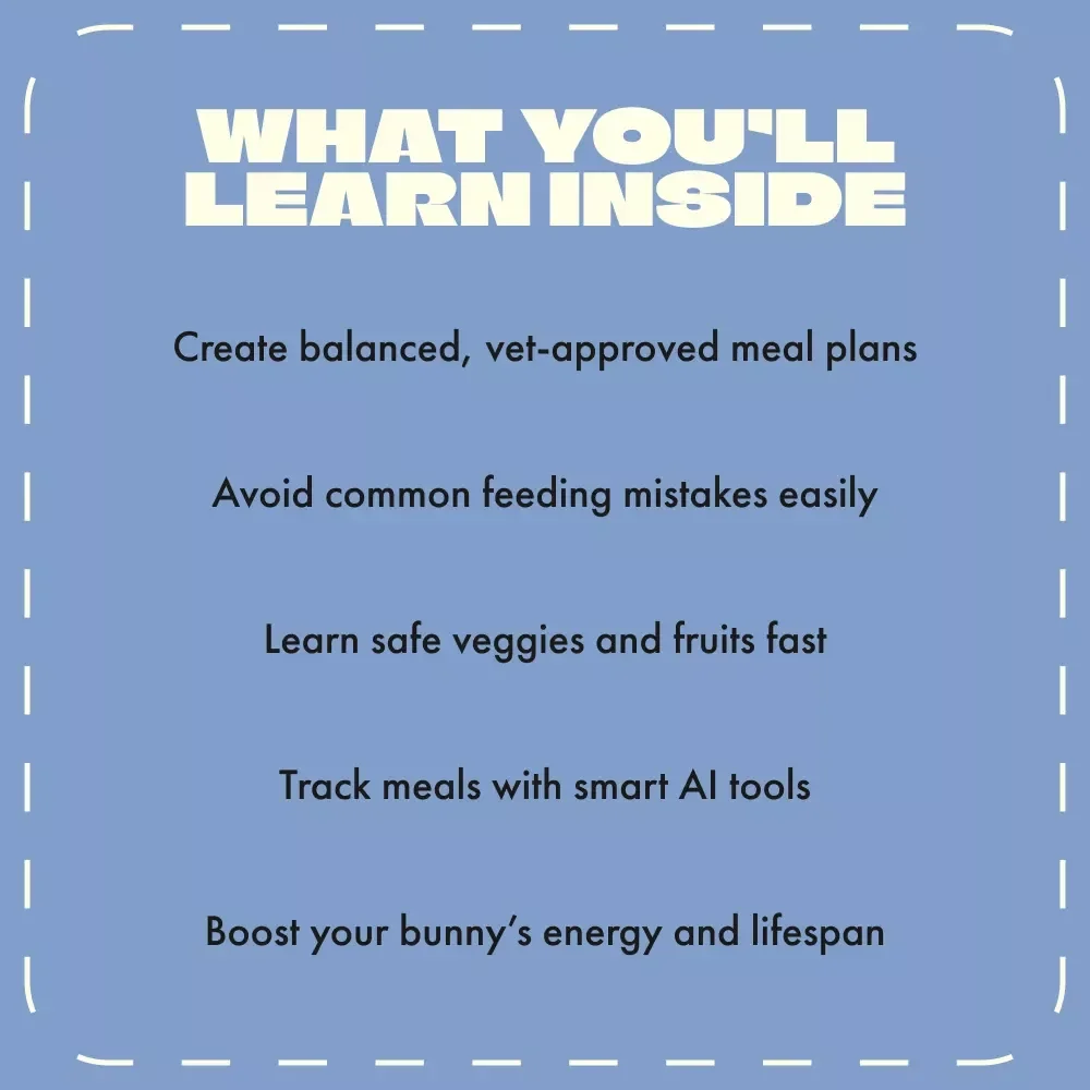 Bunny Bites: Rabbit Feeding Guide | Complete Rabbit Diet and Feeding Guide for Healthy, Happy Bunnies | Digital Download eBook for New and Experienced Rabbit Owners