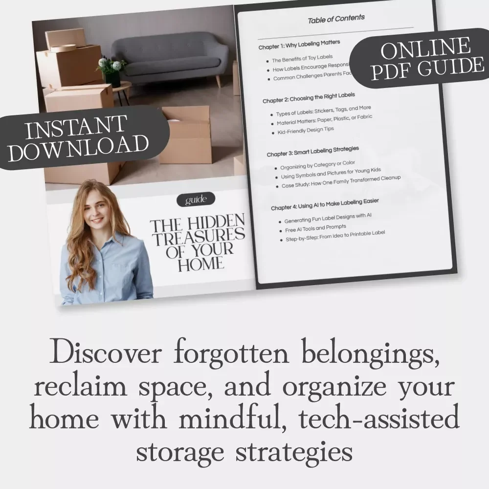 The Hidden Treasures of Your Home | Digital Guide to Remembering What You Store, Organize Smarter & Find Forgotten Items Fast | What to Do When You Forget What’s Stored | Home Decluttering eBook