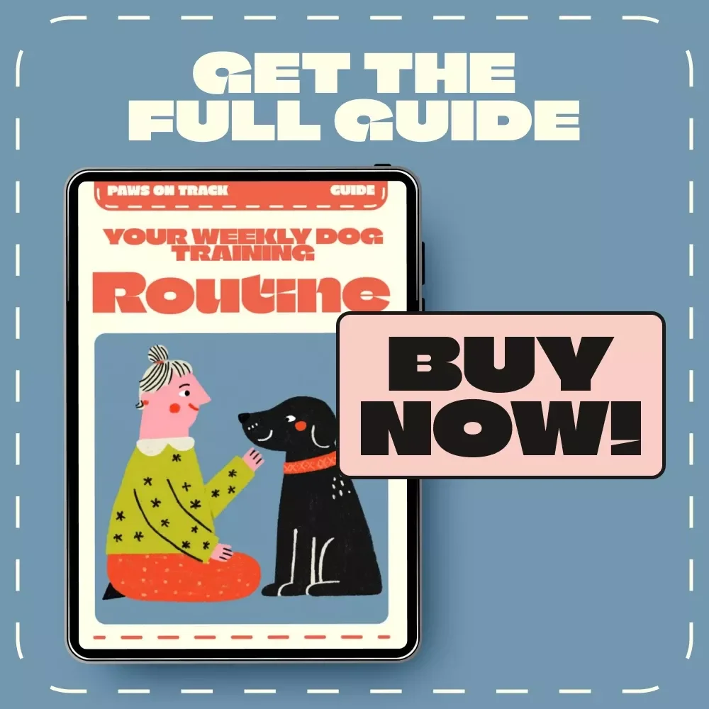 Paws on Track: Your Weekly Dog Training Routine – Digital Guide for Dog Owners | Step-by-Step Weekly Training Routine for Dogs | Printable Pet Training eBook