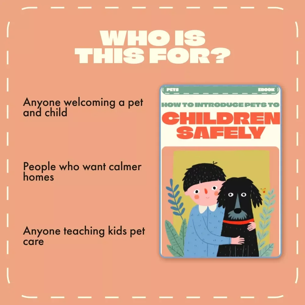 How to Introduce Pets to Children Safely | Family Pet Guide eBook | Tips for Introducing Pets to Kids | Digital Download for Parents & Pet Owners