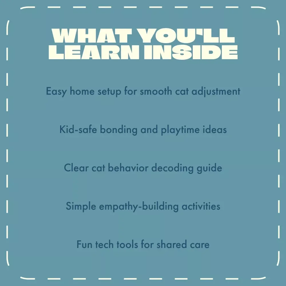 Helping Kids Bond with Their New Cat | eBook Guide for Parents | Digital Download for Families Bringing Home a Cat