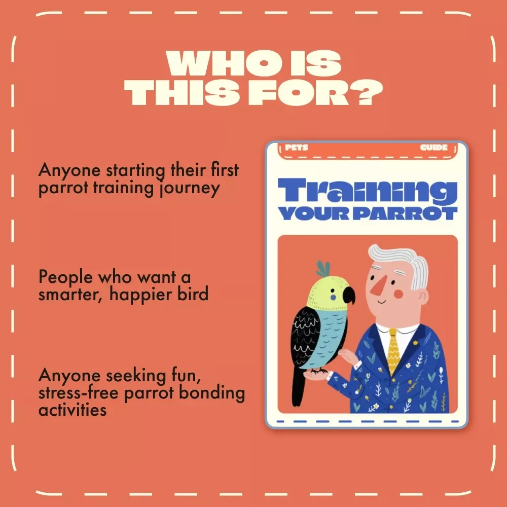 Training Your Parrot | Digital Parrot Training Guide, eBook & Checklist for Bird Owners | Teach Tricks, Words & Communication with AI Tools
