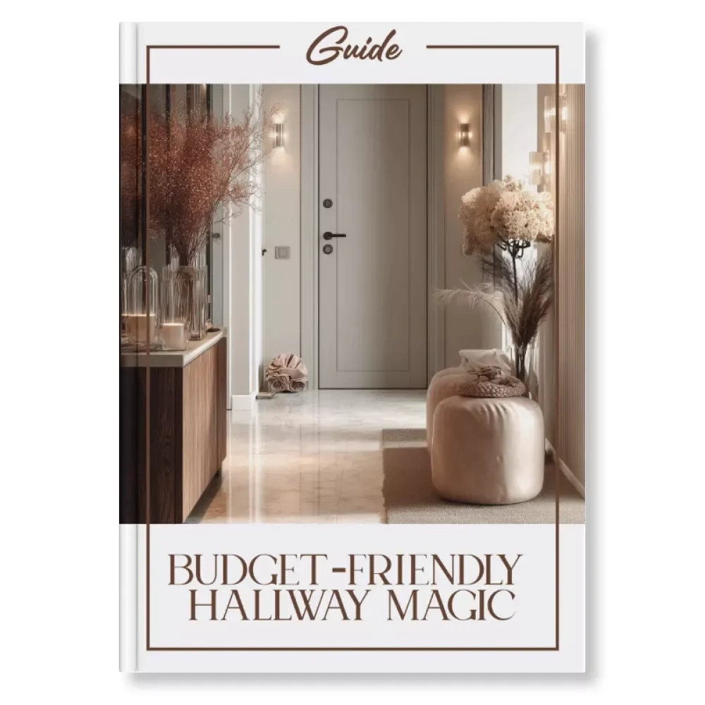 Budget-Friendly Hallway Magic | How to Decorate a Hallway on a Budget | DIY Home Makeover Guide for Small Spaces, Entryways & Apartments | Instant Digital Download