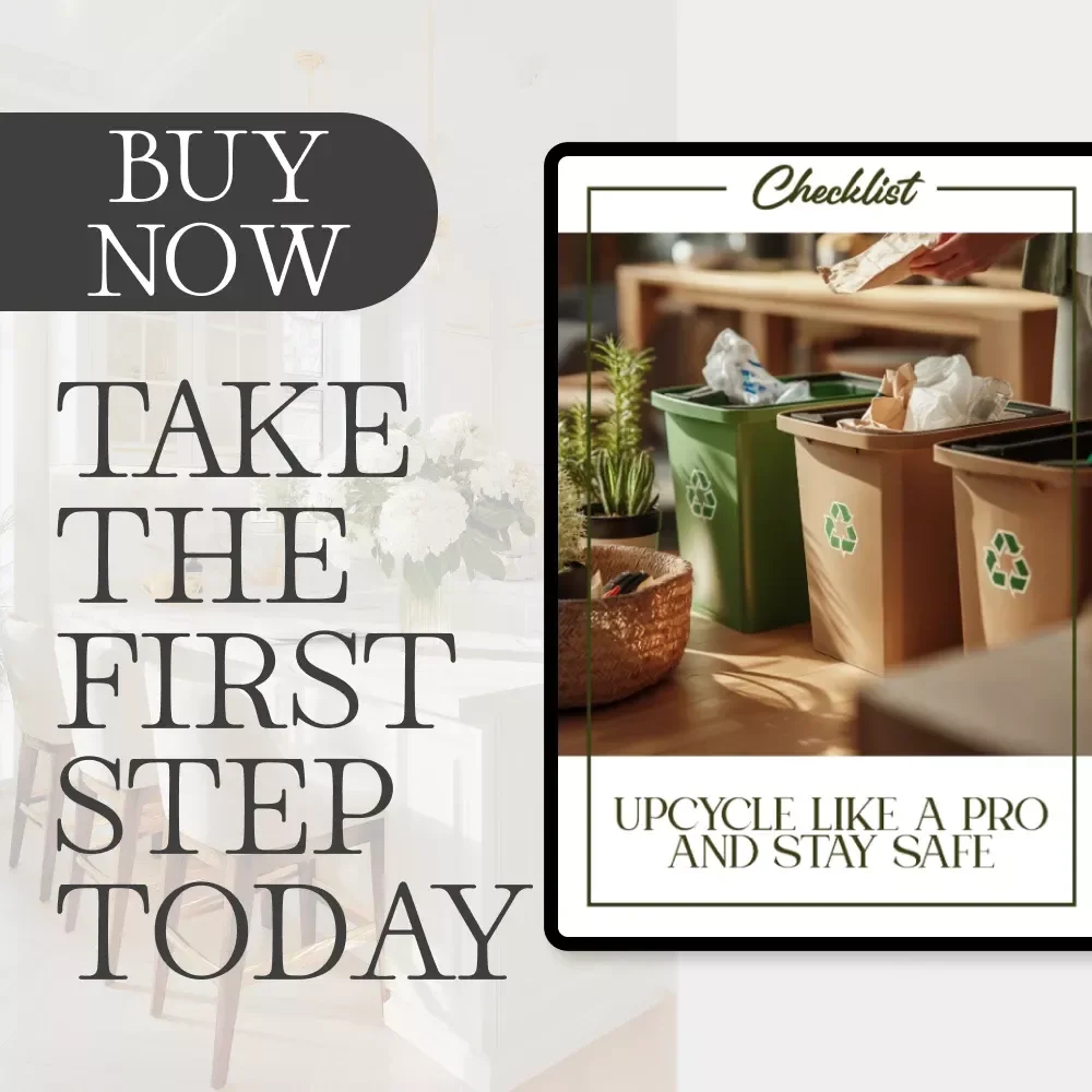 Upcycle Like a Pro and Stay Safe | DIY Safety Checklist for Creative Decor Lovers | Printable Digital Download with Expert Tips for Upcycling Decor Safely