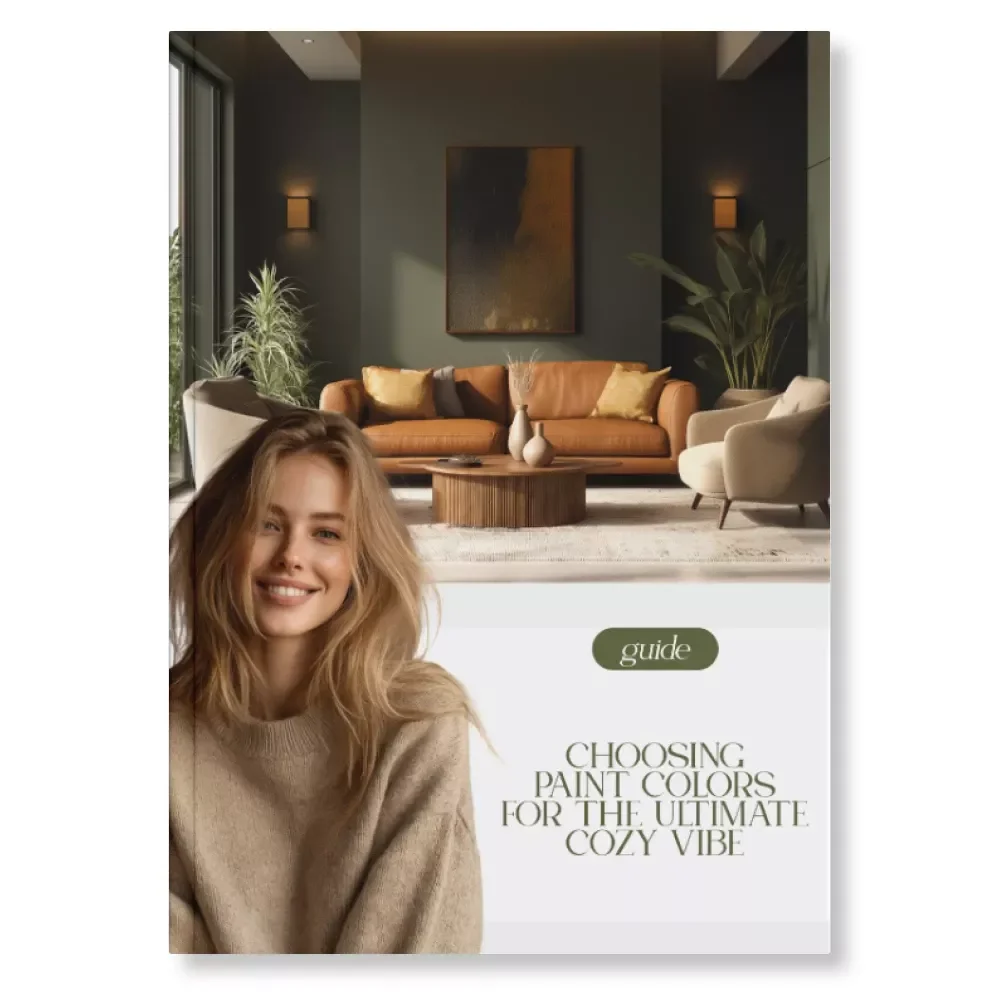 Choosing Paint Colors for the Ultimate Cozy Vibe | Digital Guide for Homeowners & Decor Lovers | How to Choose Paint Colors for a Cozy Vibe | Interior Design Tips & Color Psychology eBook