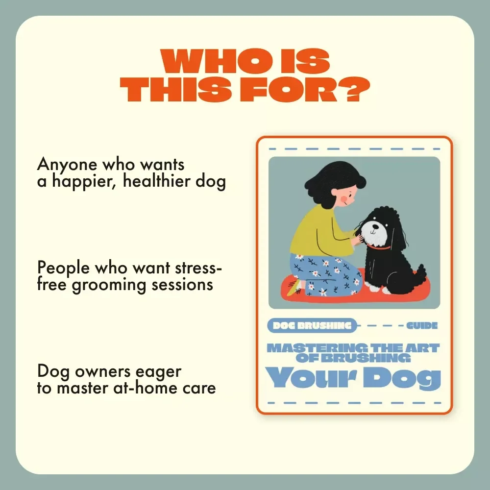Mastering the Art of Brushing Your Dog | Ultimate Guide for Pet Owners | How to Brush a Dog Properly – Digital Download for Grooming Success