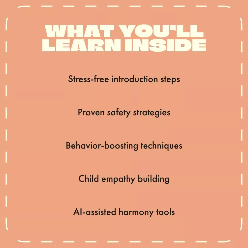 How to Introduce Pets to Children Safely | Family Pet Guide eBook | Tips for Introducing Pets to Kids | Digital Download for Parents & Pet Owners