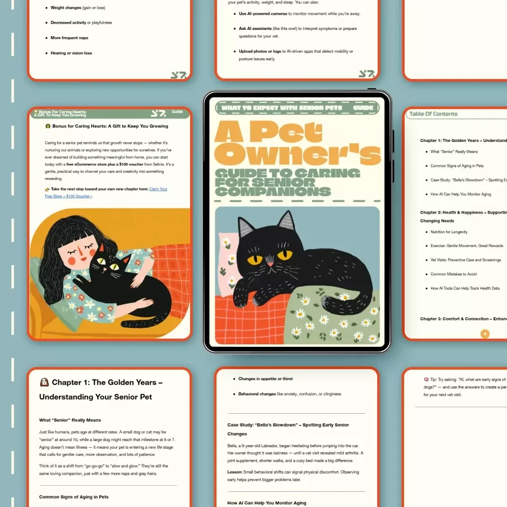 A Pet Owner’s Guide to Caring for Senior Companions – What to Expect with Senior Pets, Health Tips, Comfort, and Emotional Wellbeing
