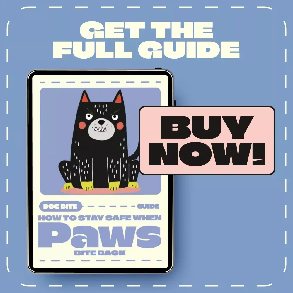 How to Stay Safe When Paws Bite Back | Dog Bite What to Do Guide | First Aid, Emotional Recovery & Prevention eBook for Dog Owners