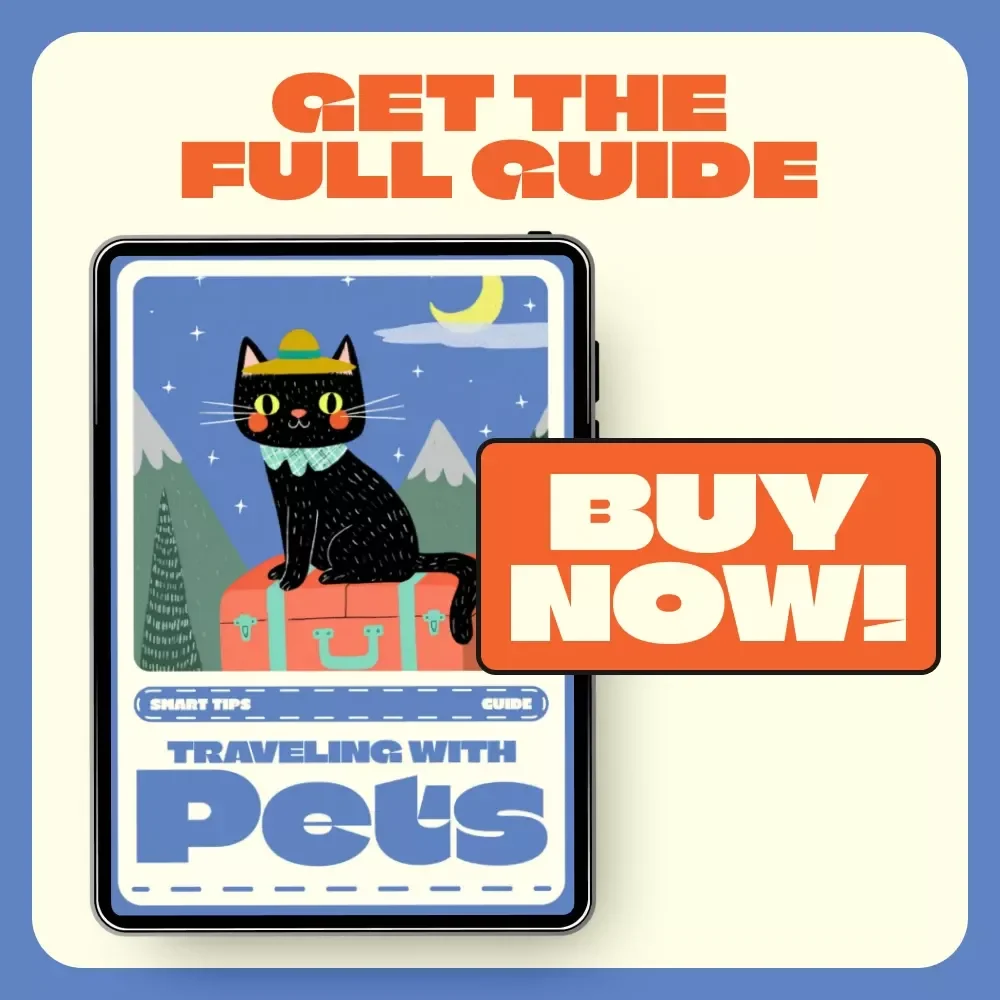 Smart Tips for Traveling with Pets | Digital Guide, eBook & Checklist for Stress-Free Pet Travel | AI-Powered Pet Travel Planner for Dog & Cat Owners