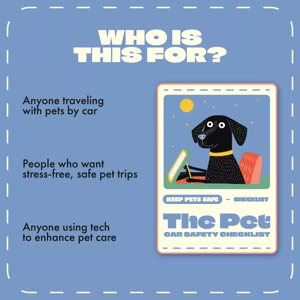 The Pet Car Safety Checklist