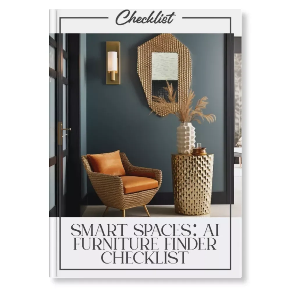 Smart Spaces: AI Furniture Finder Checklist | Digital Home Design Guide, Interior Styling Planner, AI Room Layout eBook, AR Decor Tool for Perfect Space Design
