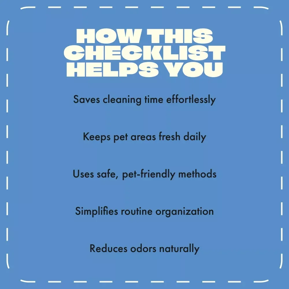 Checklist for Cleaning Pet Areas | Printable Pet Cleaning Guide | Pet Odor Control | Pet Area Cleaning Schedule | Digital Download | Home Organization for Pet Owners