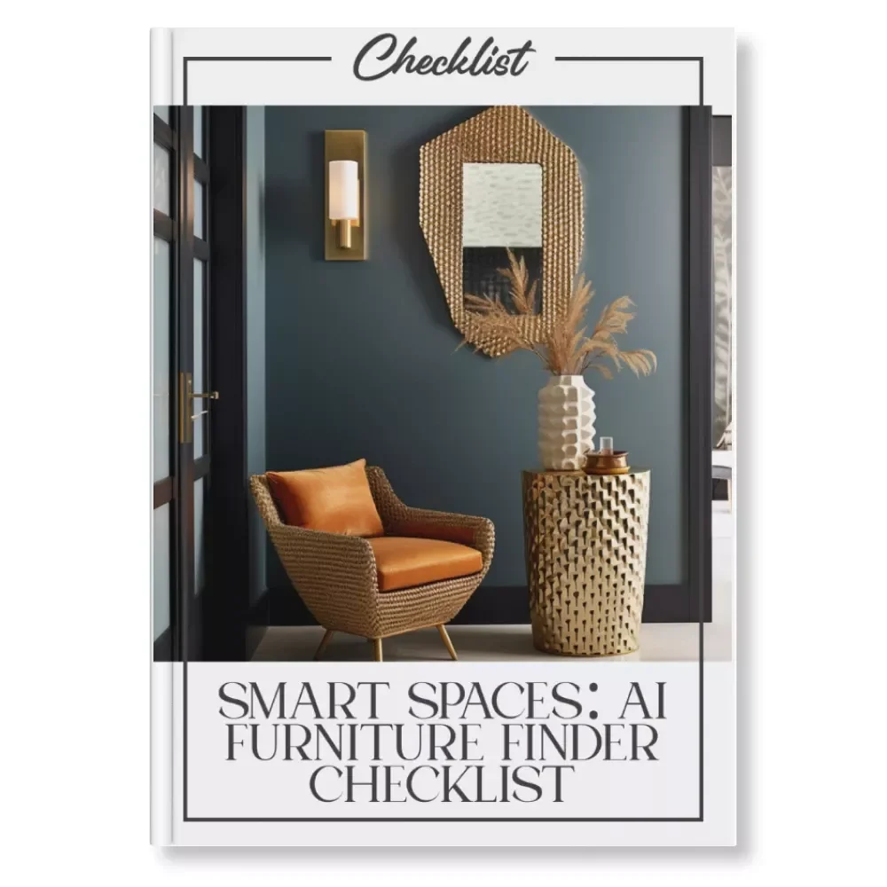 Smart Spaces: AI Furniture Finder Checklist | Digital Home Design Guide, Interior Styling Planner, AI Room Layout eBook, AR Decor Tool for Perfect Space Design