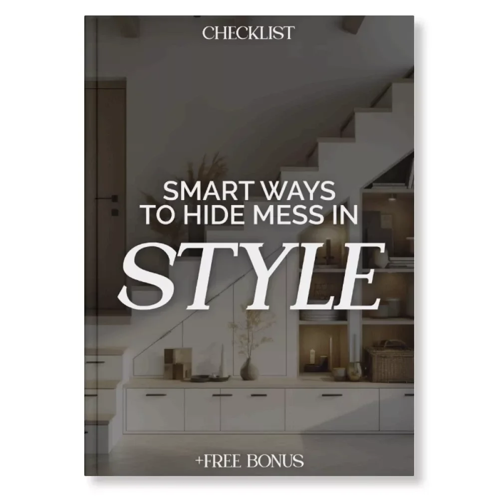 Smart Ways to Hide Mess in Style | Printable Home Checklist | How to Hide Clutter in Plain Sight | Digital Download for Organized Living