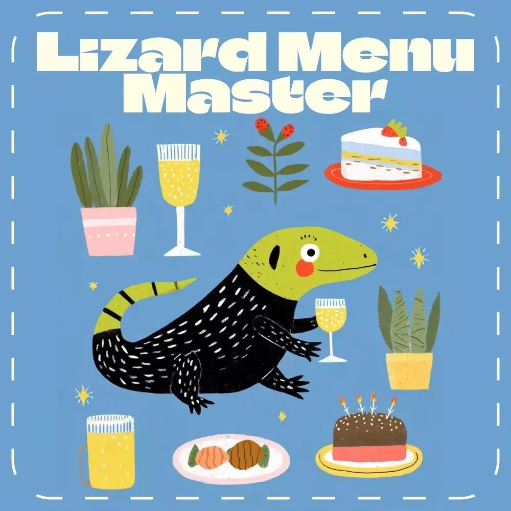 The Lizard Menu Master Checklist | Printable Reptile Feeding Guide | Bearded Dragon, Gecko & Lizard Care Digital Download | Pet Nutrition Planner for Reptile Owners