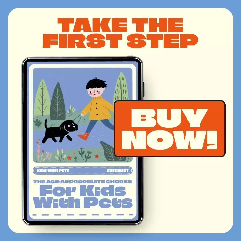 The Age-Appropriate Chores for Kids with Pets | Printable Pet Care Checklist for Families | Digital Download Guide for Teaching Responsibility and Empathy
