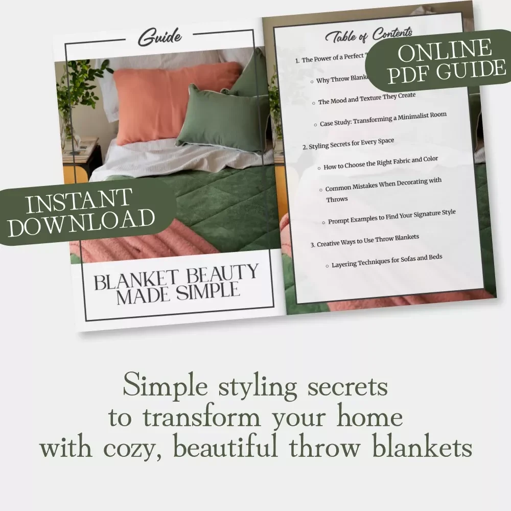 Blanket Beauty Made Simple | Home Decor Guide for Effortless Style | Learn the Best Way to Decorate with Throw Blankets for Cozy, Elegant Spaces