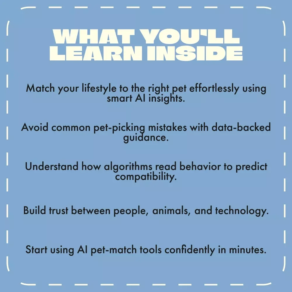 Finding Your Pet Match with AI Magic | Digital Guide for Using AI to Match Pets to Lifestyle | Smart Pet Compatibility eBook