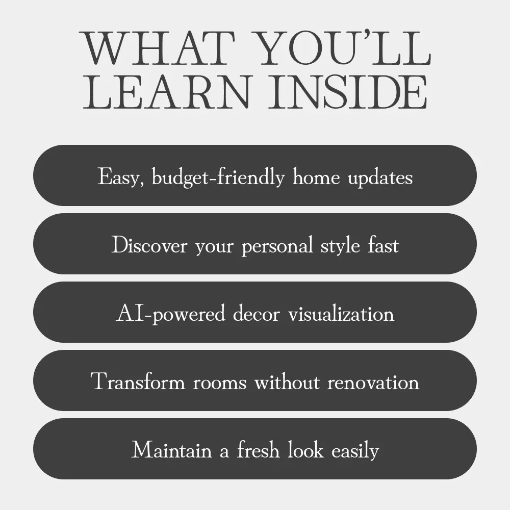 Switch It Up: Simple Ways to Revive Your Home Style | Home Decor Guide | Digital Download for Easy Interior Makeovers | Minimalist Design Ideas & DIY Home Styling eBook