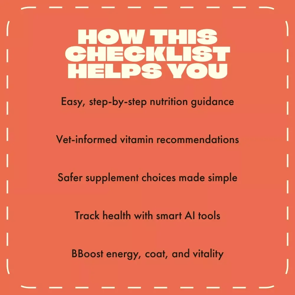 Cat Vitamins for Purrfect Health | Digital Download Guide for Cat Owners | Feline Nutrition, Supplements, and Wellness eBook | Cat Health Checklist for Vitality and Longevity