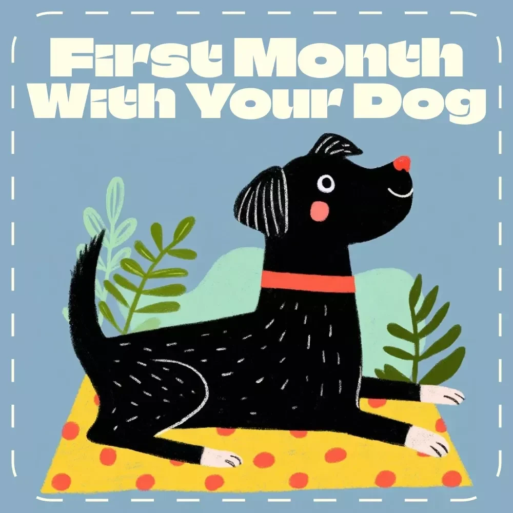 First Month With Your Dog: The Fun & Easy Checklist | Puppy Starter Guide | Printable First Month Checklist for Dogs | Digital Pet Care Planner