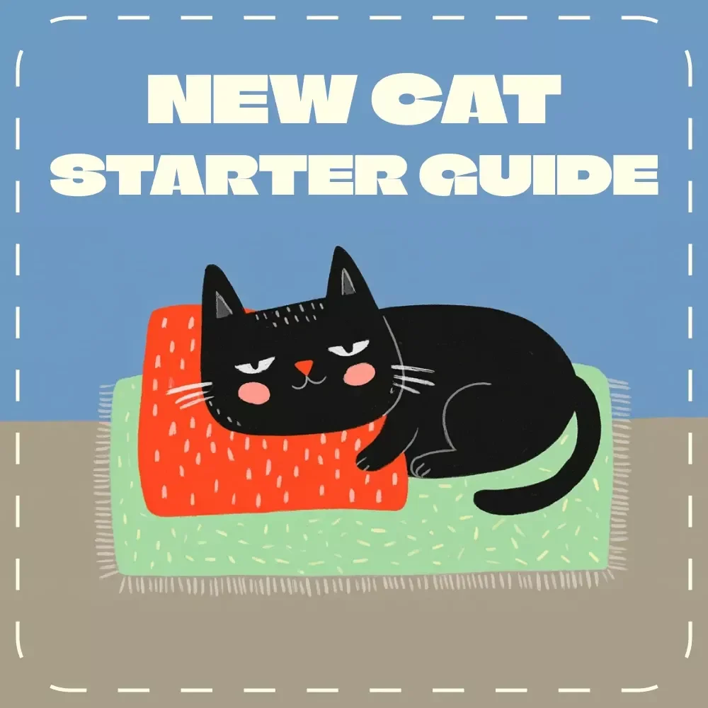 Everything Your New Cat Needs to Feel at Home | Cat Care eBook, Feline Essentials Guide, Printable Checklist for New Cat Owners, Digital Download