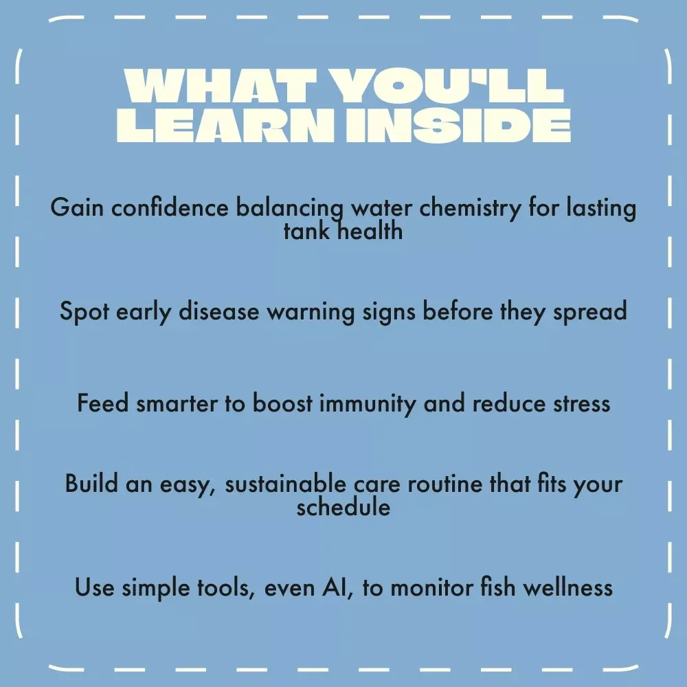 The Guide to Disease-Free Aquariums | Digital Fish Care Guide for Healthy Tanks | How to Prevent Fish Disease eBook for Beginners and Experts