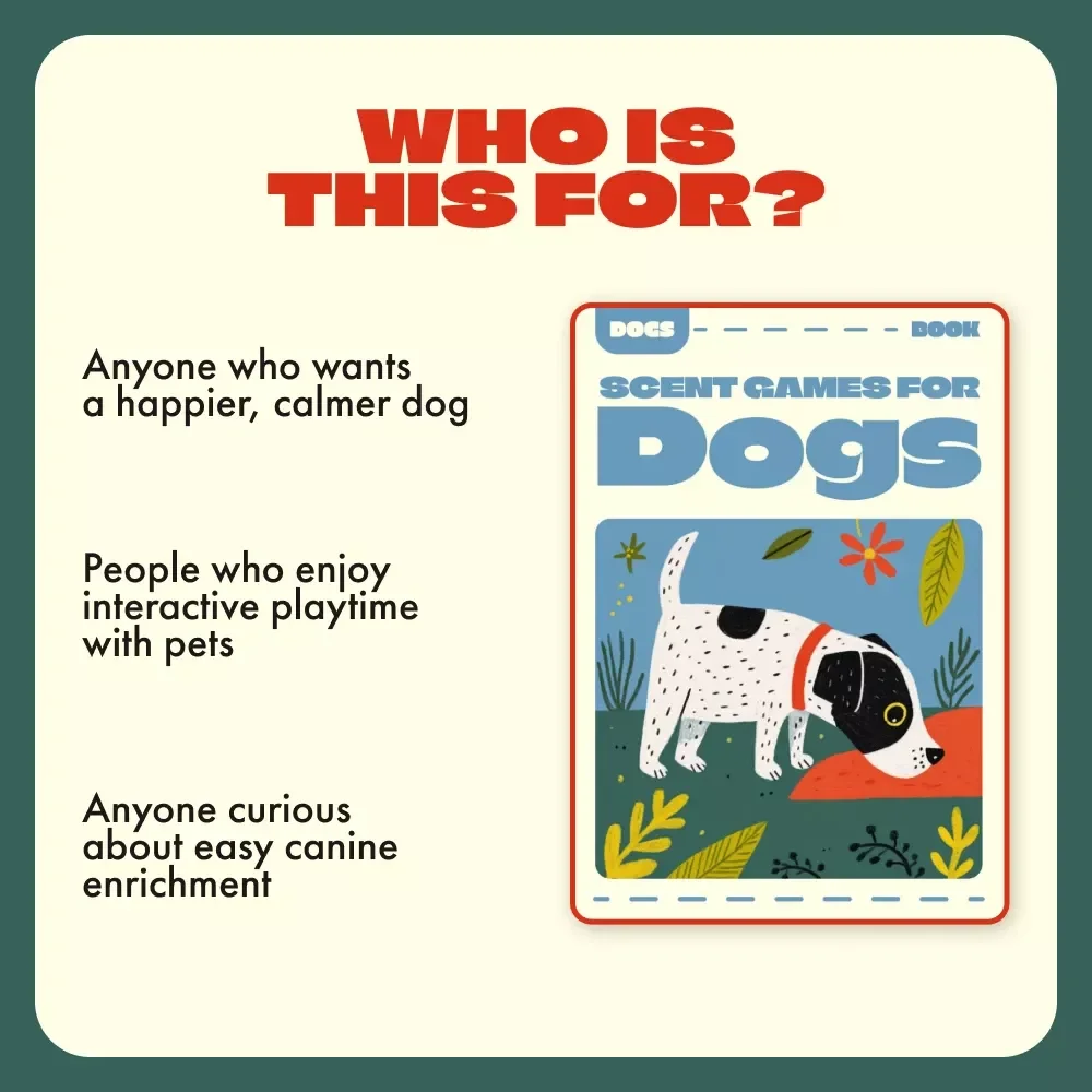 Scent Games for Dogs | Interactive Nose Work Training eBook for Pet Owners | Fun Indoor & Outdoor Scent Games for Dogs to Boost Focus, Confidence & Enrichment