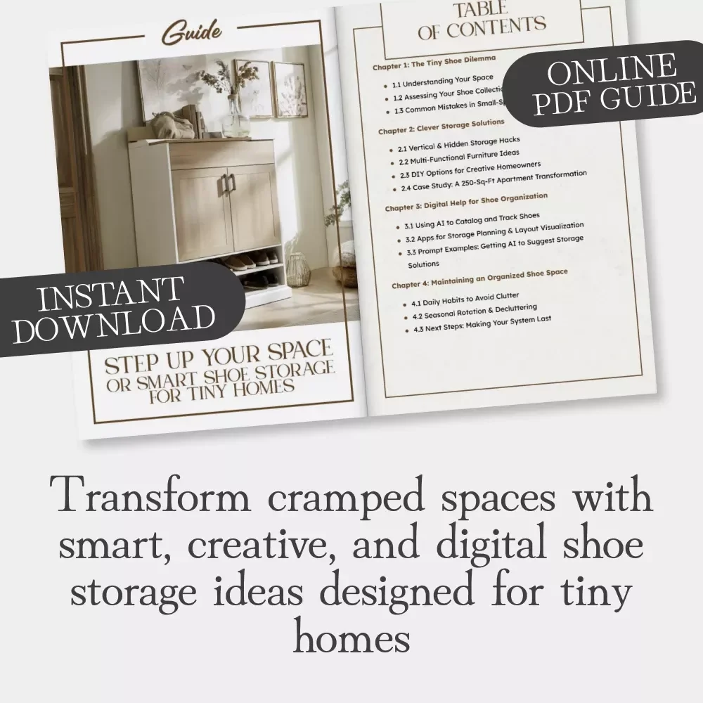 Step Up Your Space | Smart Shoe Storage for Tiny Homes – A Complete Guide on How to Store Shoes Neatly in Tiny Spaces