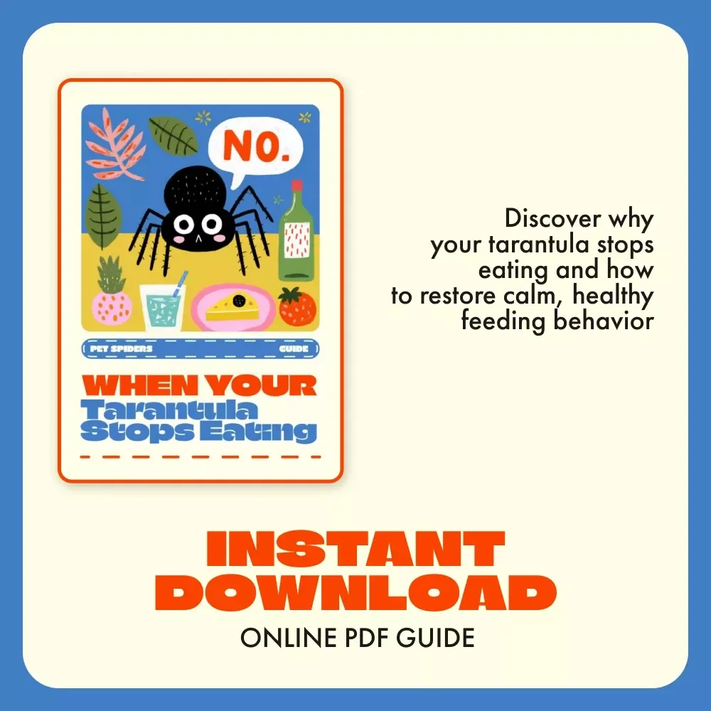 When Your Tarantula Stops Eating | Digital Guide for Tarantula Keepers | Understand Why Is My Tarantula Not Eating + Expert Tips & AI Care Tools