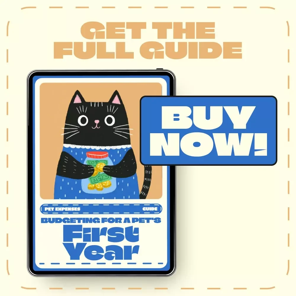 Budgeting for a Pet’s First Year | Digital Guide for Planning for First Year Pet Expenses, Smart Pet Budget Planner, Printable eBook for New Pet Owners