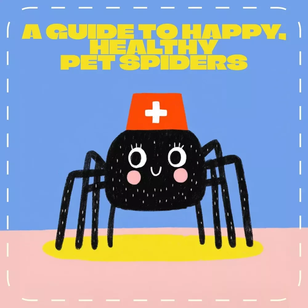 A Guide to Happy, Healthy Pet Spiders | How to Take Care of Pet Spiders | Digital Spider Care eBook for Beginners & Enthusiasts