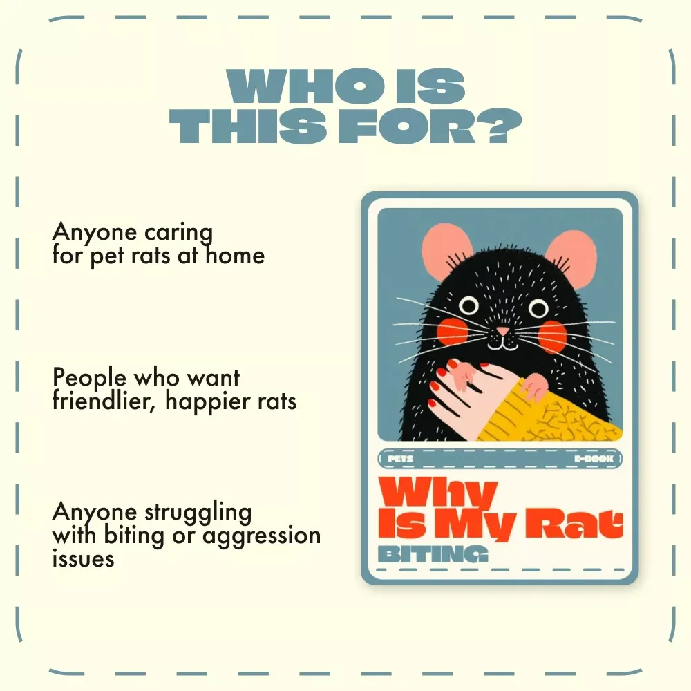 Why Is My Rat Biting | Understanding Pet Rat Behavior & Biting Solutions | Rat Care Ebook Guide for Owners