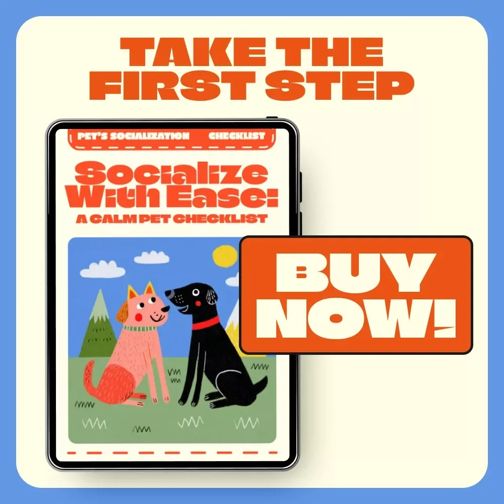 Socialize with Ease: A Calm Pet Checklist – Tips for Calm Socialization of Pets, Digital Download Guide for Stress-Free Pet Interactions