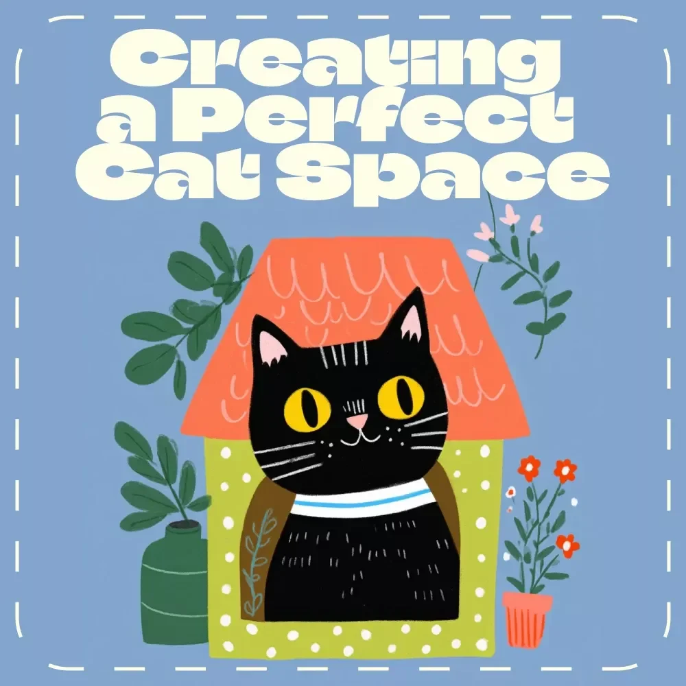 Creating a Perfect Cat Space | Digital Guide for Cat Lovers | How to Set Up a Cat Area at Home | Step-by-Step eBook for Feline Comfort & Enrichment