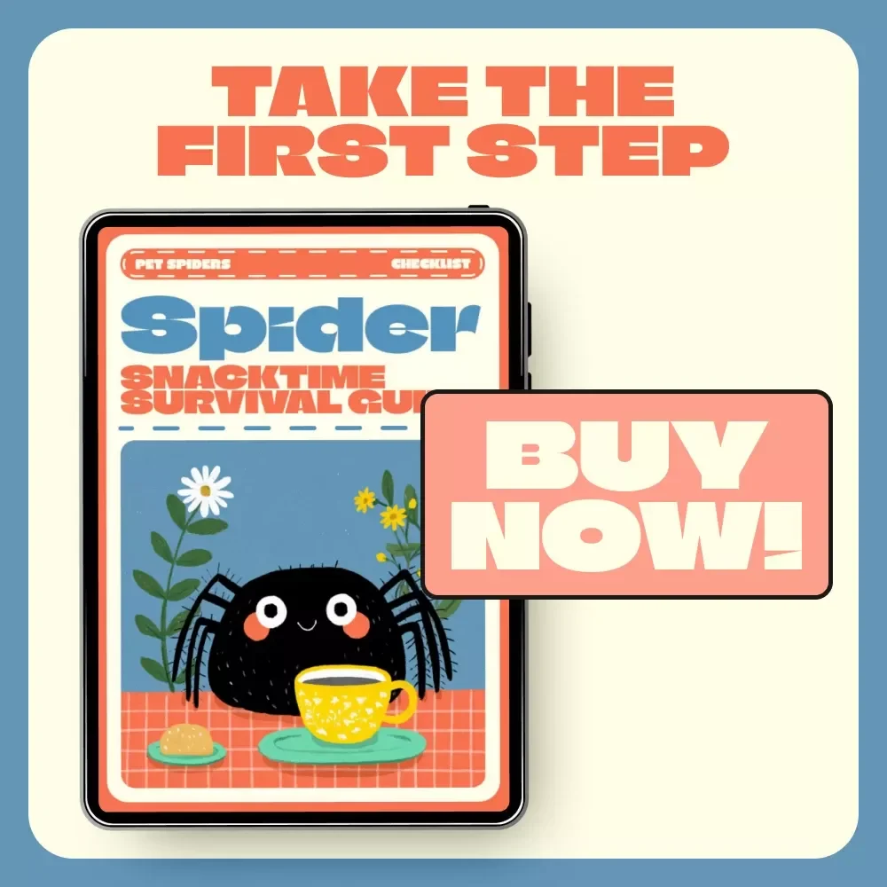 Spider Snacktime Survival Guide – Printable Feeding Pet Spiders Checklist | Tarantula & Insect-Eating Spider Care eBook for Beginners & Hobbyists | Digital Download