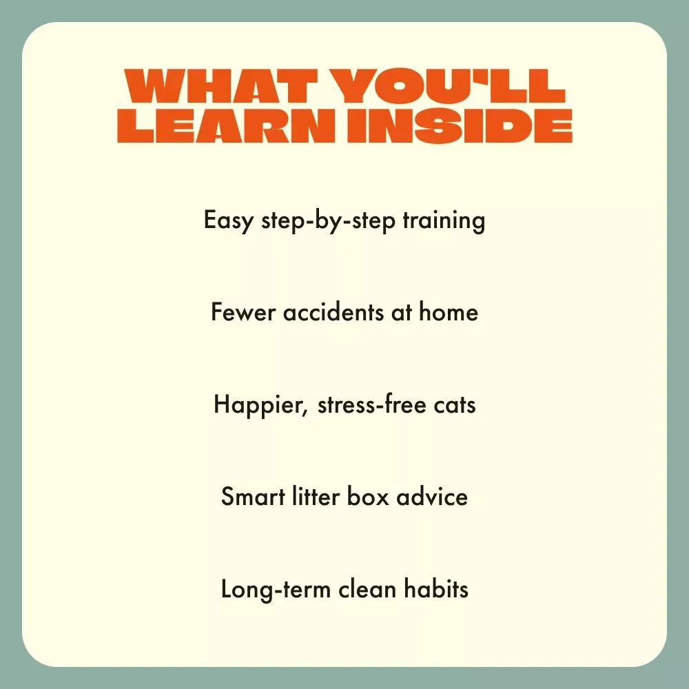 Litter Box Training Your Cat — Complete Step-by-Step Guide for Pet Owners | Digital Download | How to Train a Cat to Use a Litter Box Easily