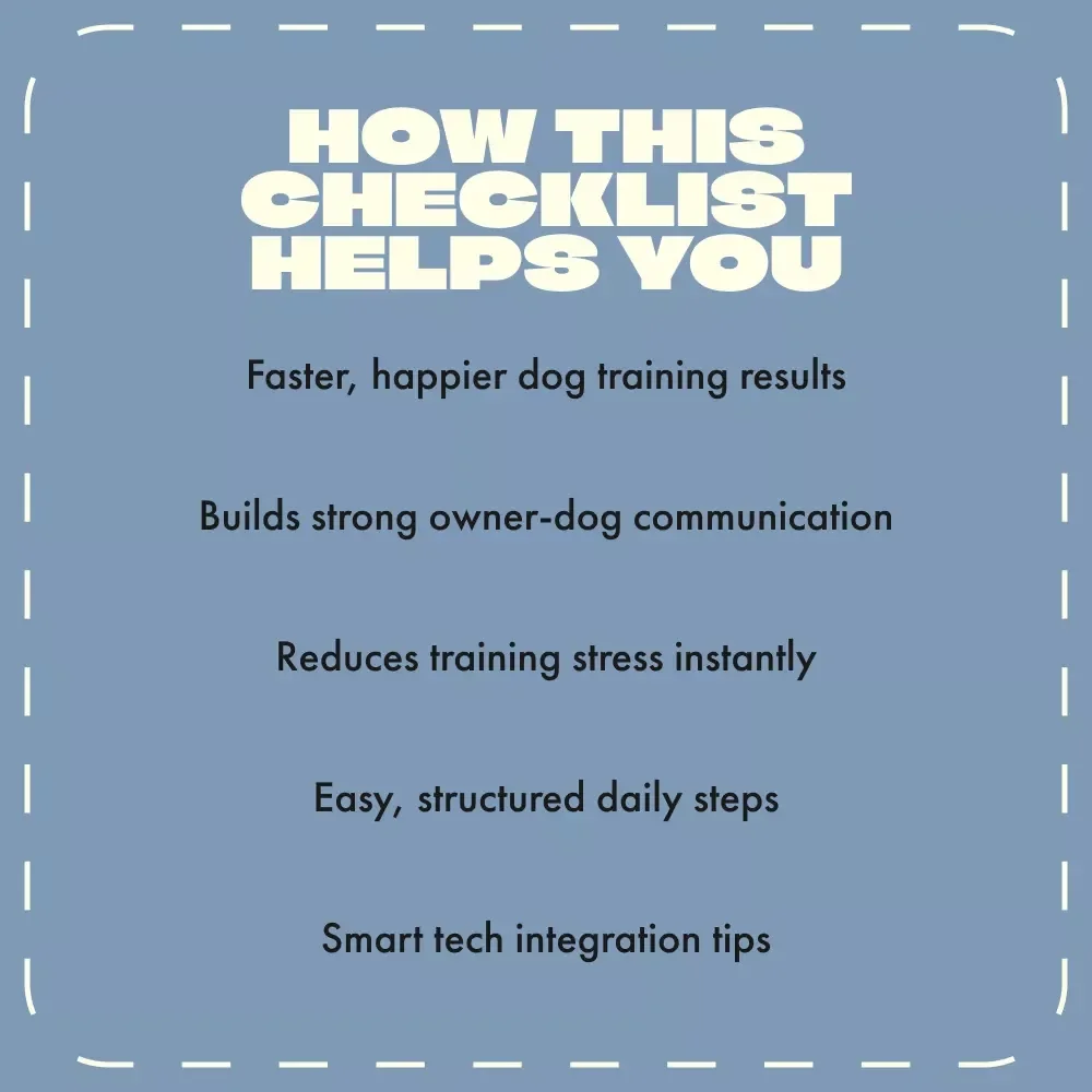 Dog Clicker Training Checklist | Printable Digital Download | Puppy Obedience Training Guide | Positive Reinforcement Training eBook for Dog Owners