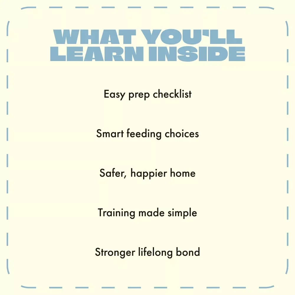 Life with Your New Pup | The Ultimate eBook Guide for Must Have Items for New Dog Owners, Puppy Essentials, Training Tips & Care Checklist | Digital Download