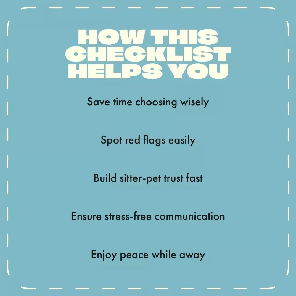 The Purr-fect Pet Sitter Checklist: Find Your Pet’s Next Best Friend | How to Choose a Pet Sitter | Printable Pet Care Guide for Responsible Pet Owners