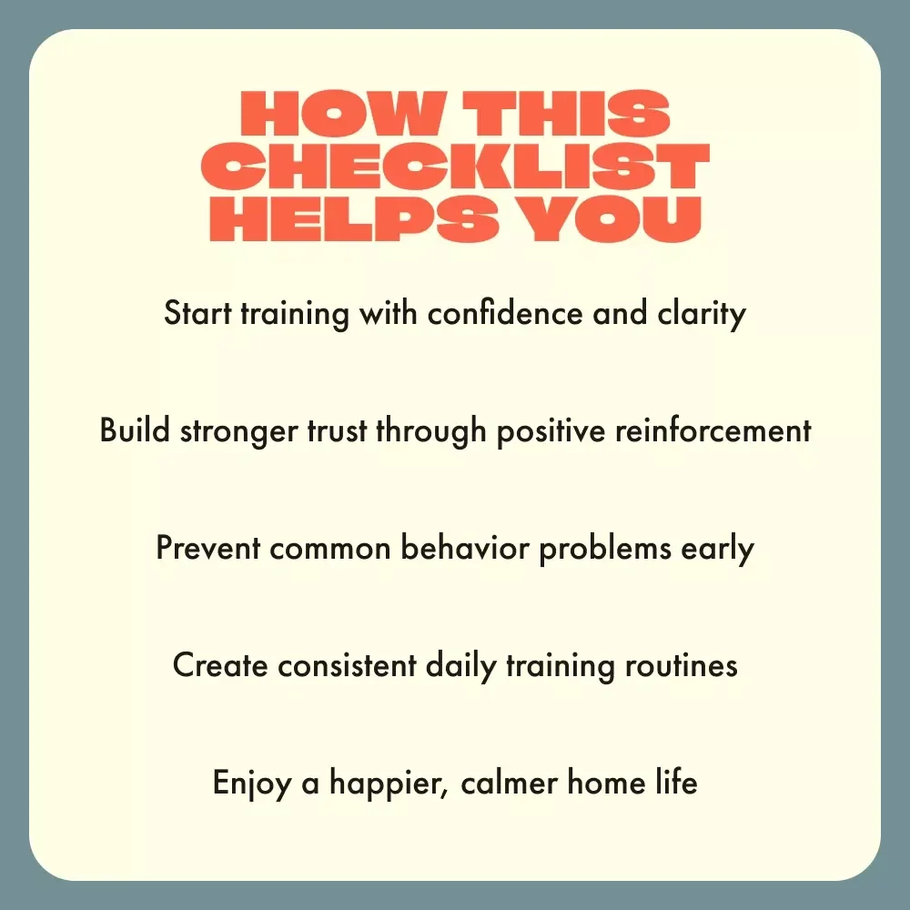 Training Timing Checklist for Raising a Well-Behaved Pet | Puppy & Kitten Training Guide | Pet Obedience, Socialization & House Training eBook | Printable Digital Download for New Pet Owners