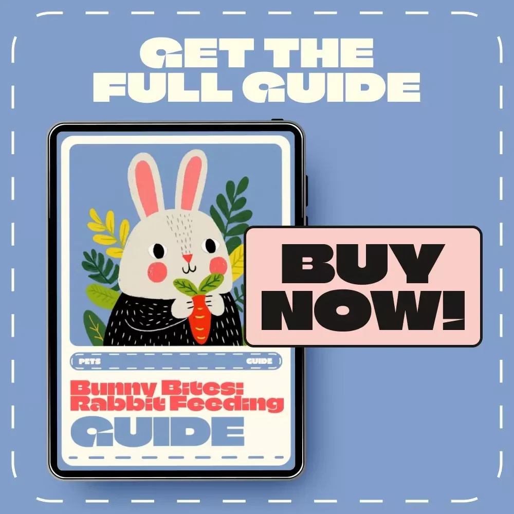 Bunny Bites: Rabbit Feeding Guide | Complete Rabbit Diet and Feeding Guide for Healthy, Happy Bunnies | Digital Download eBook for New and Experienced Rabbit Owners