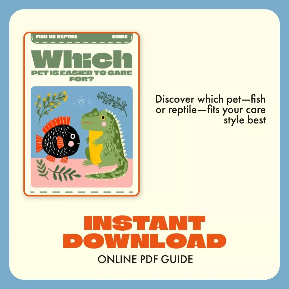 Which Pet is Easier to Care For | Fish vs Reptile Which is Easier | Digital Pet Care Guide for Beginners