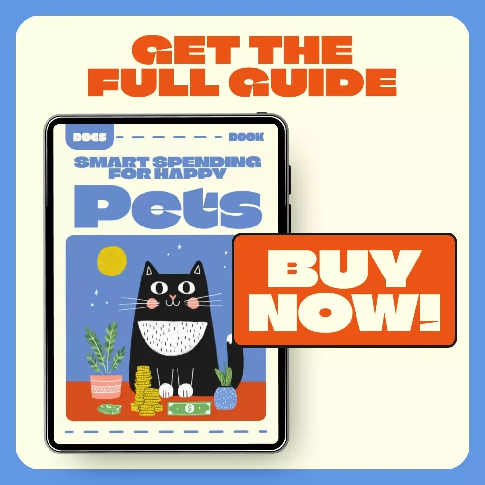 Smart Spending for Happy Pets | Budget Planner eBook for Pet Owners | Digital Guide for Tracking Monthly Pet Expenses, Saving on Pet Care, and Managing Pet Budgets